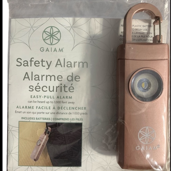 GAIAM Safety Alarm in Metallic Pink - Picture 2 of 4